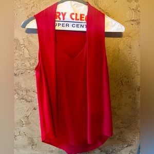 🆑Naked Zebra Red Sleeveless Top Size Small. Free with bundle*